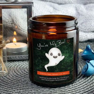 You’re My Boo Halloween Gift Candle | Woodwick Candle | Personalised Candle Gift