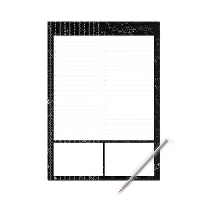 Things To Do Desk Pads  Organise your week with our tear away Things To Do Desk Pad. Perfect for jotting down upcoming task, whether it be at home or in the office!  Available in two sizes - A4 / A5. 50 sheets per pad. Quality 120gsm Uncoated Stock, with a cardboard backing. (FSC Approved)  All printed with a minimalistic, clean look. Personalisation Available. Matching items are available, please see our store for other products. Proudly designed, printed and made in the UK