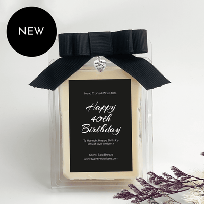 Personalised Happy 40th Birthday | Wax Melts | Gifts | 