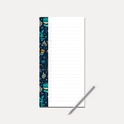 Mini Jotter Pad Write down those amazing thoughts and ideas on our tear away Mini Jotters. Available in DL Size (105mm x 210mm) 50 sheets per pad. Quality 120gsm Uncoated Stock, with a cardboard backing. (FSC Approved) All printed with a minimalistic, clean look. Matching items are available, please see our store for other products. Proudly designed, printed and made in the UK